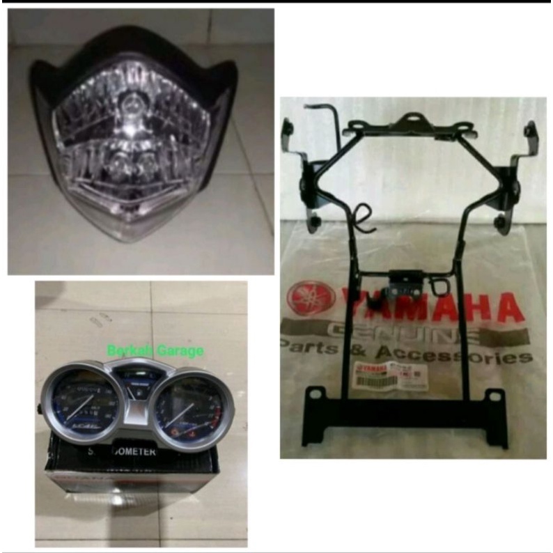 Paket Vixion 2010 2011 2012 Reflektor Vixion Old Lama + Spidometer Vixion Plus Breket Lampu Vixion O