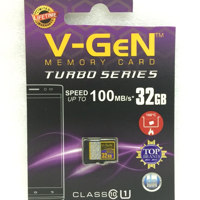 Memory V-Gen Micro SD Class 10 32GB TURBO SERIES - Memori Card Vgen 32