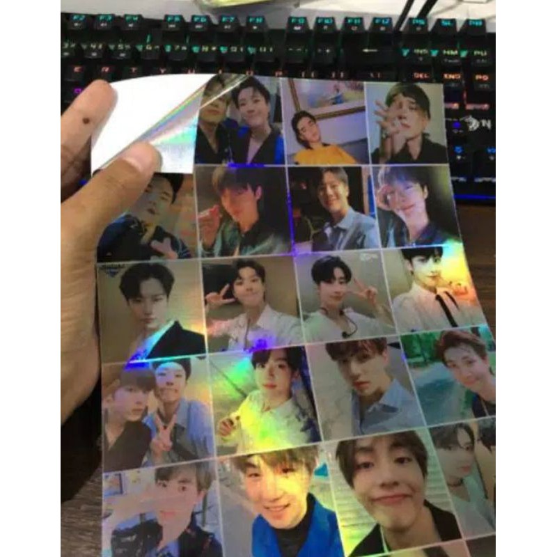 

CETAK STIKER HOLOGRAM PELANGI UK A4