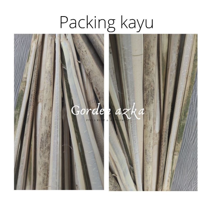 

packing kayu reng dan buble wrap pembungkus batang gorden blackout import premium