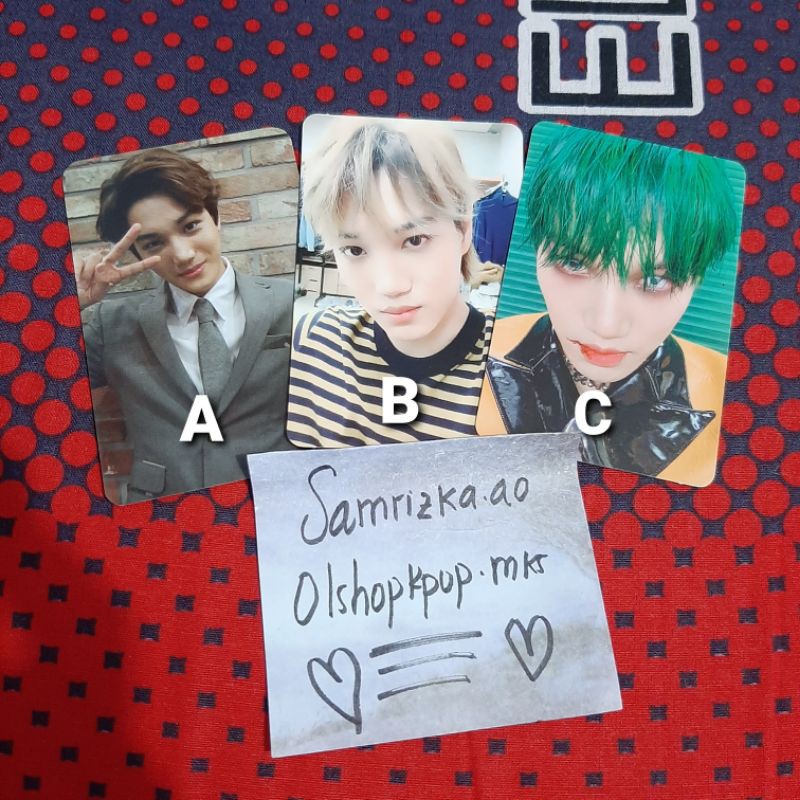 PHOTOCARD OFFICIAL ALBUM KAI EXO GROWL OBSESSION LOVE SHOT