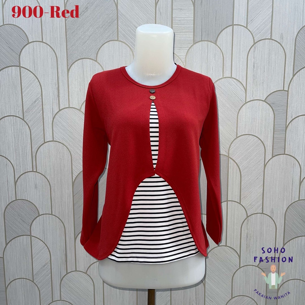 Atasan Wanita Rompi (Nempel)Lengan Panjang