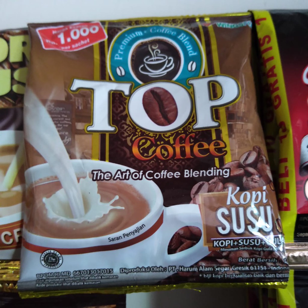 

TOP COFFE KOPI SUSU SACHET 31 GRAM