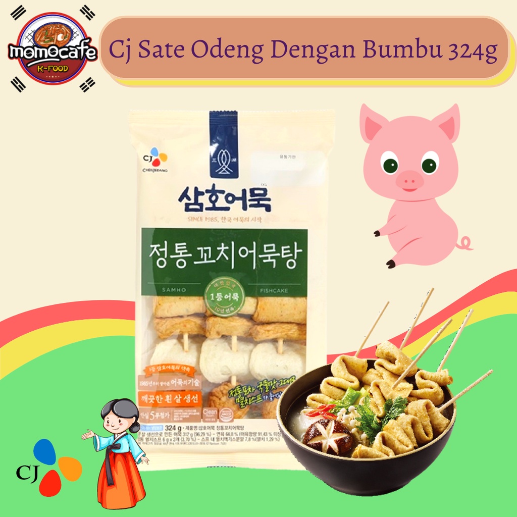 

CJ Sate Odeng Omuk Dengan Bumbu 324g Made In Korea