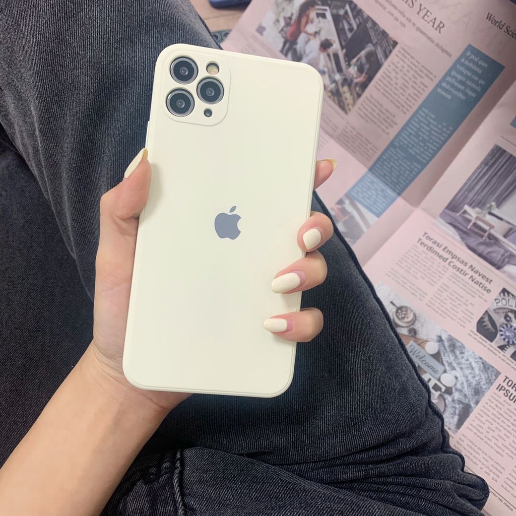 Terlihat seperti iphone 12, silikon lembut dengan bulu di dalam, cocok untuk Casing iPhone 11 Pro Max 6 6 s 7 8 SE2 2020 X XS XR XSMAX 7Plus 8P Anti-fouling shell pembersih Casing