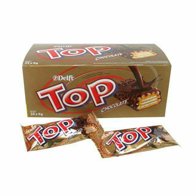 

RB Delfi Top Cokelat ( Coklat / Strawberry / Black White) 1 Box ( 24 pcs x 9 gr)