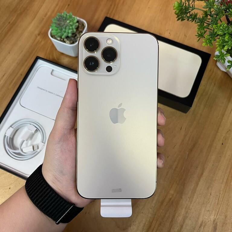 iPhone 13 Pro Max 512GB Gold Super Mulus Perfect Garansi resmi iBox