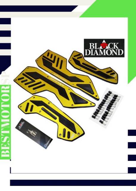 Bordes Nmax Plat Bordes Nmax Karpet NMAX New 2020 Black Diamond Asli