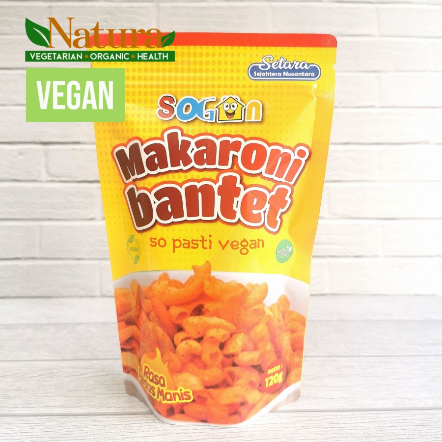 

Sogan Makaroni Bantet 120gr Snack Cemilan Vegan Vegetarian