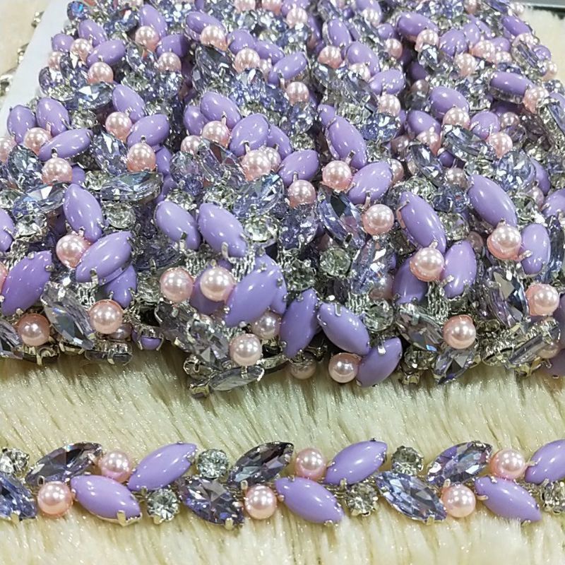 Payet Lilac Rangkai 10CM