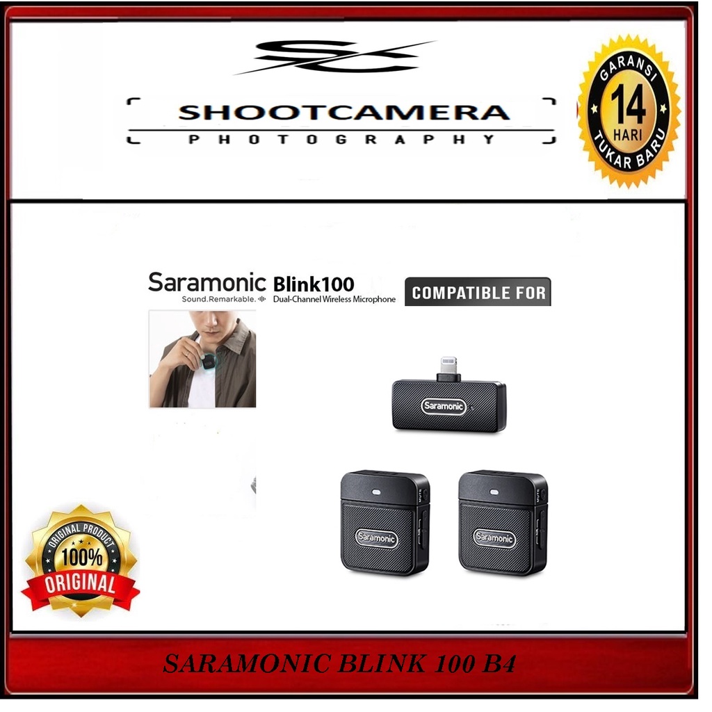 SARAMONIC BLINK 100 B3 WIRELESS - SARAMONIC BLINK 100 B4 WIRELESS MICROPHONE