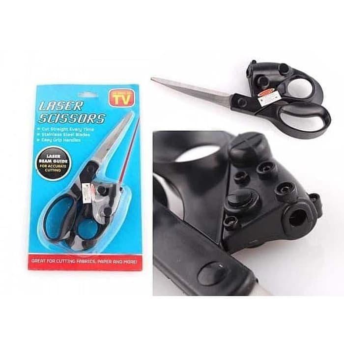 Gunting Laser Laser Scissor Pemotong Kain Alat Potong Kertas Rambut Shopee Indonesia