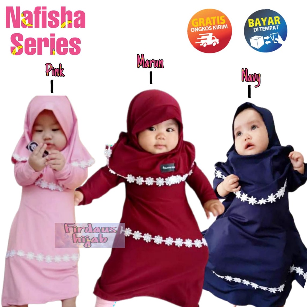 Gamis Bayi 1-18 bulan Baju Bayi Perempuan Baju Anak Perempuan Dress Anak Perempuan