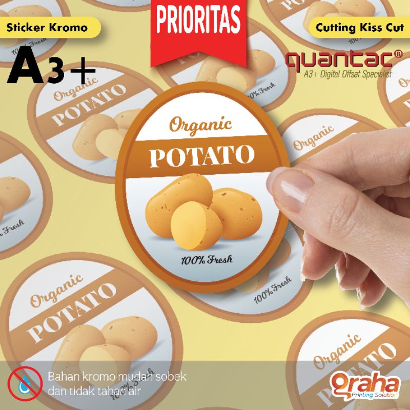 

Cetak Stiker / Kromo A3+ Kilat Sehari Jadi (Print + Cutting)
