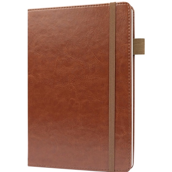 

Lined Ruled Leather Journal Notebook by Scribbles That Matter - A5