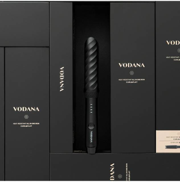 [READY] VODANA HEAT RESISTANT ALL IN ONE IRON CURL &amp; FLAT