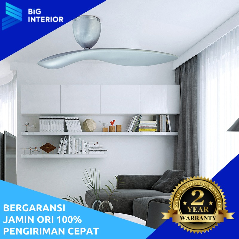 Kipas Angin Gantung Plafond, MT Edma, 54in Sycamore, Remote Control
