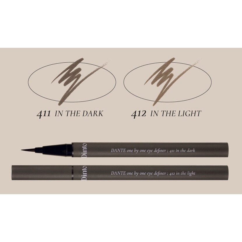 Dinto Dante 401 411 412 One by One Lash Definer Mascara Eyeliner