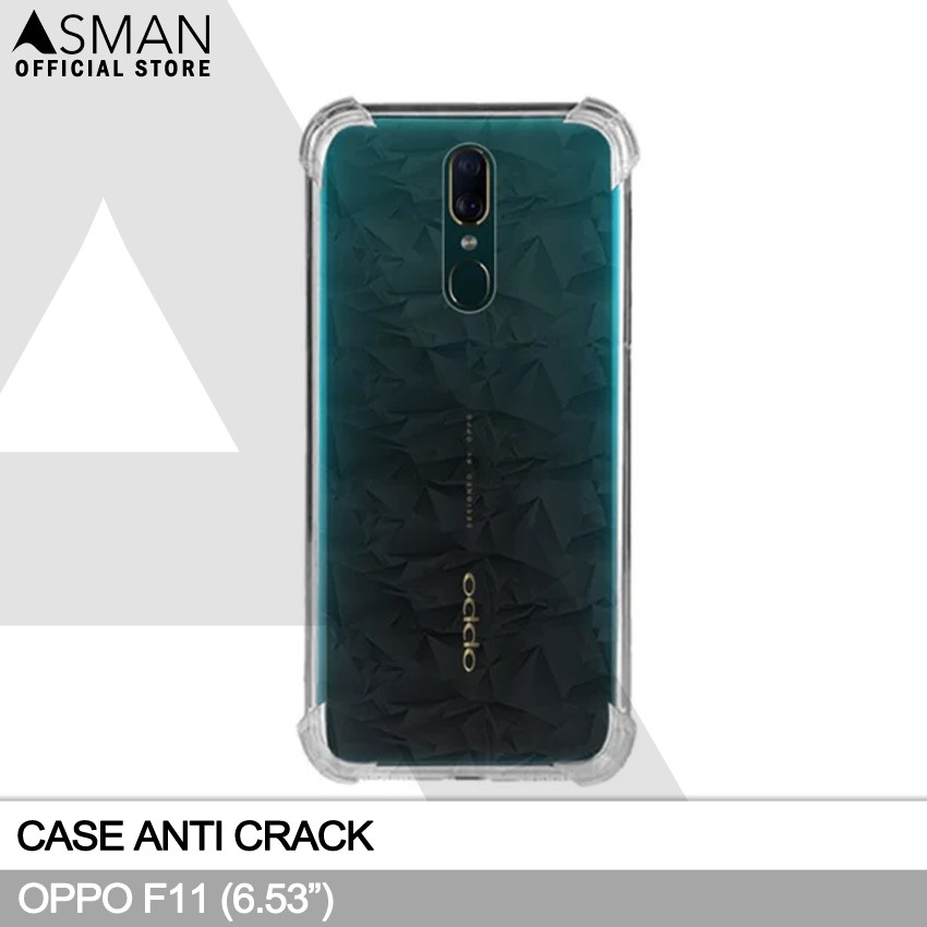 Anti Crack OPPO F11 (6.53&quot;) | Softcase Anti Bentur - Clear