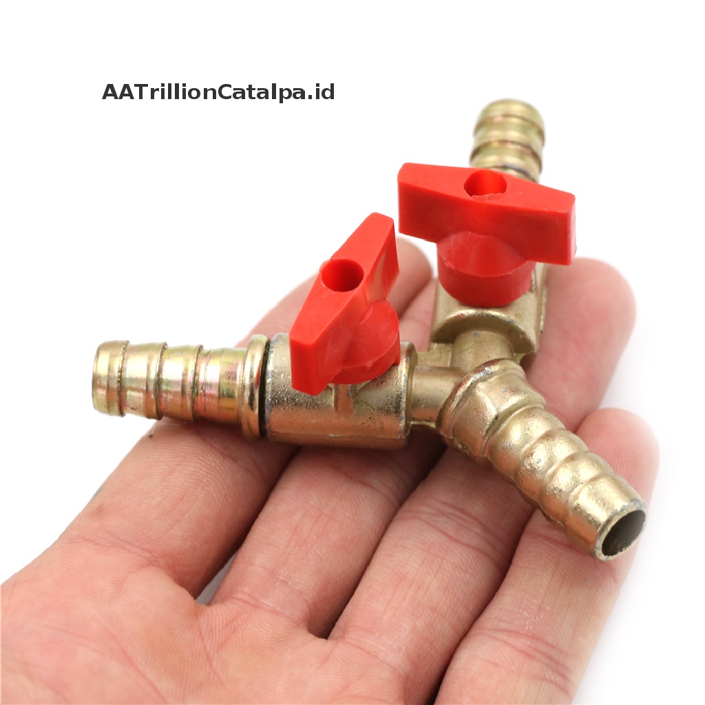 (AATrillionCatalpa) Katup 3 Arah Bentuk Y Bahan Kuningan Ukuran 3 / 8 &quot;10mm