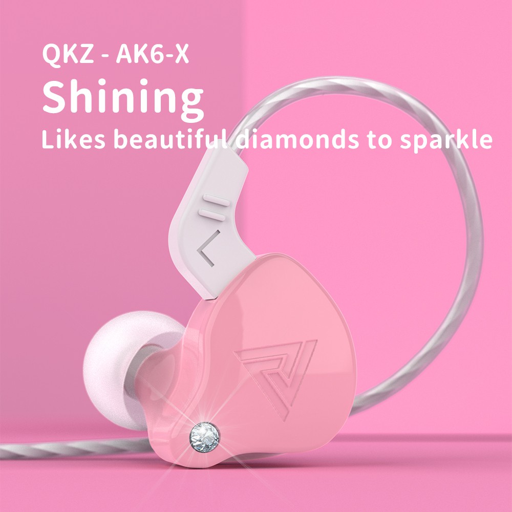 QKZ AK6X AK6-X HIFI IEM Earphone WITH MIC