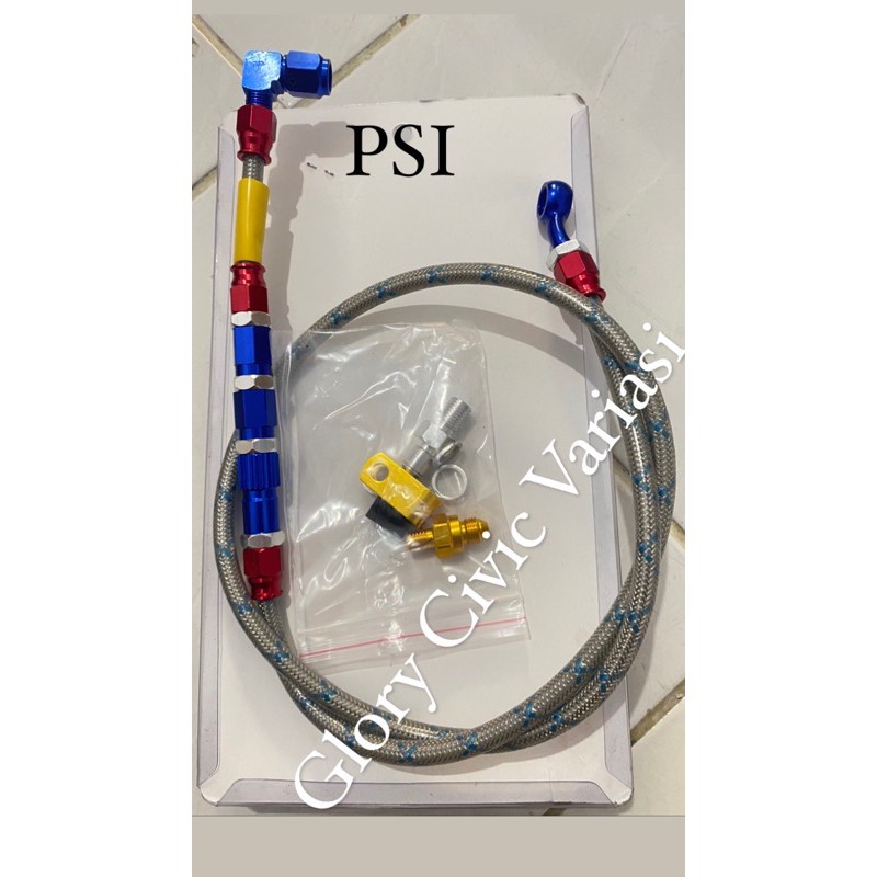 KABEL SELANG REM DEPAN VARIASI PSI CRG KABEL SELANG REM DEPAN MODEL PSI CRG 95CM UNIVERSAL