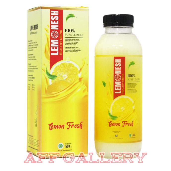 

TERJAMIN LEMONESH PURE LEMON 100% ORIGINAL | JUS LEMON FRESH ASLI 500ML