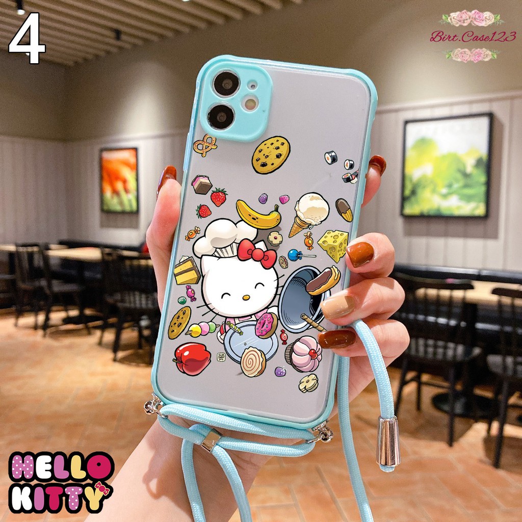 Softcase Slingcase Lanyard Choice HELLO KITTY Realme C1 C2 C3 2 5 5i 5s 6 Narzo Pro BC4035