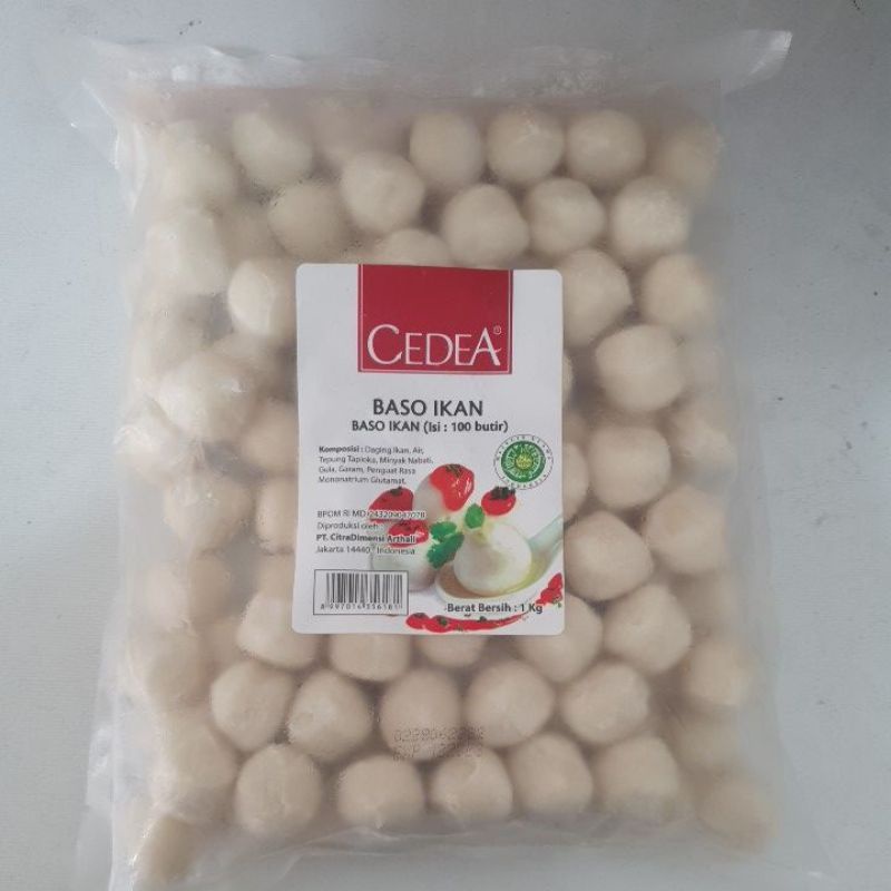 

Cedea Baso Ikan 1kg (100 butir)