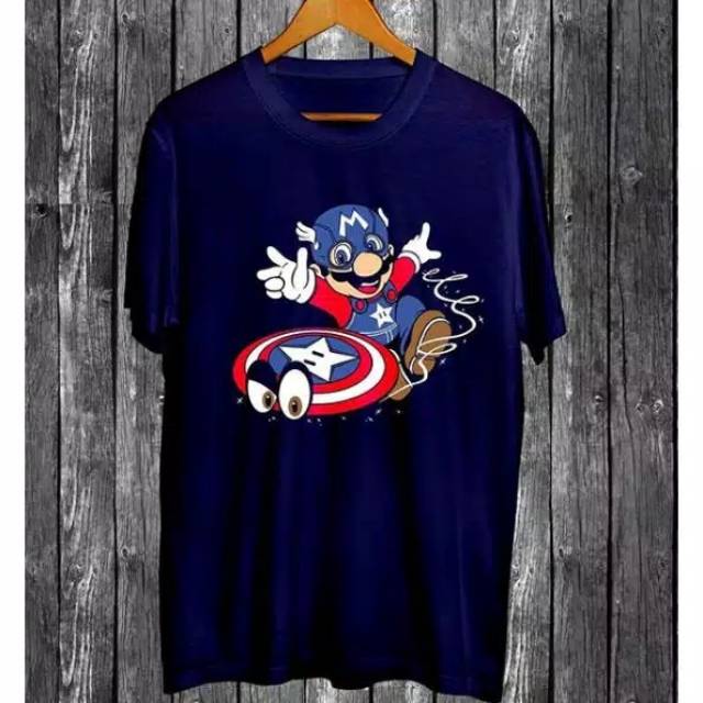 Fourfashion  Kaos Pria / Kaos Distro Captain America KIDS CN061