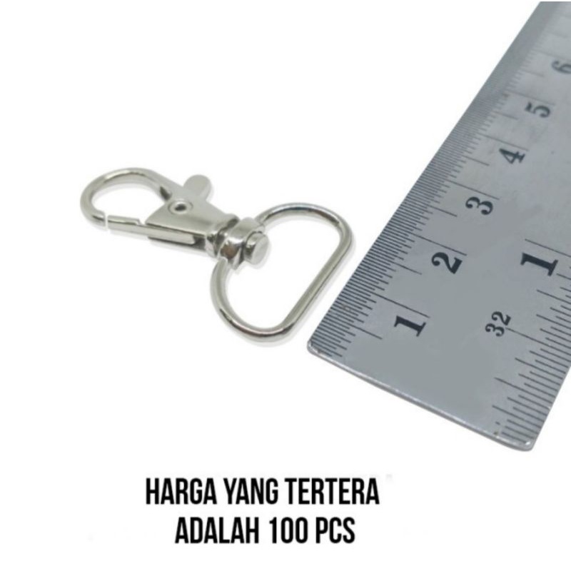 

Cantelan Pengait Besi (100) Gantungan Tali Id Card 1,5cm Kaitan 1,5cm Hanger 1,5cm