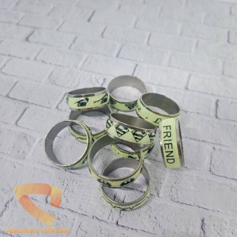 Cincin glow in the dark termurah anti karat