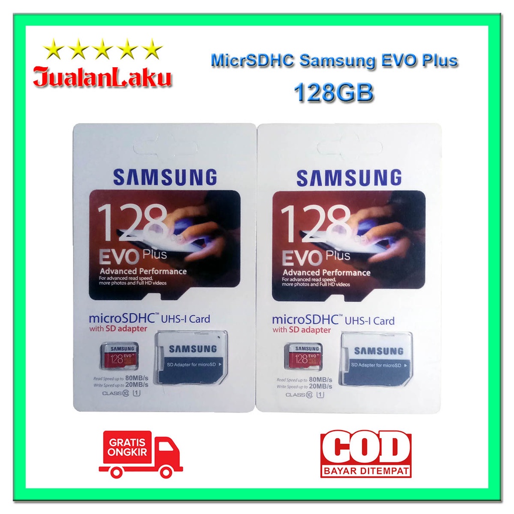 Garansi Memory Card Samsung Evo Plus 128GB - MMC Samsung 128GB - MicroSD Card Samsung 128GB