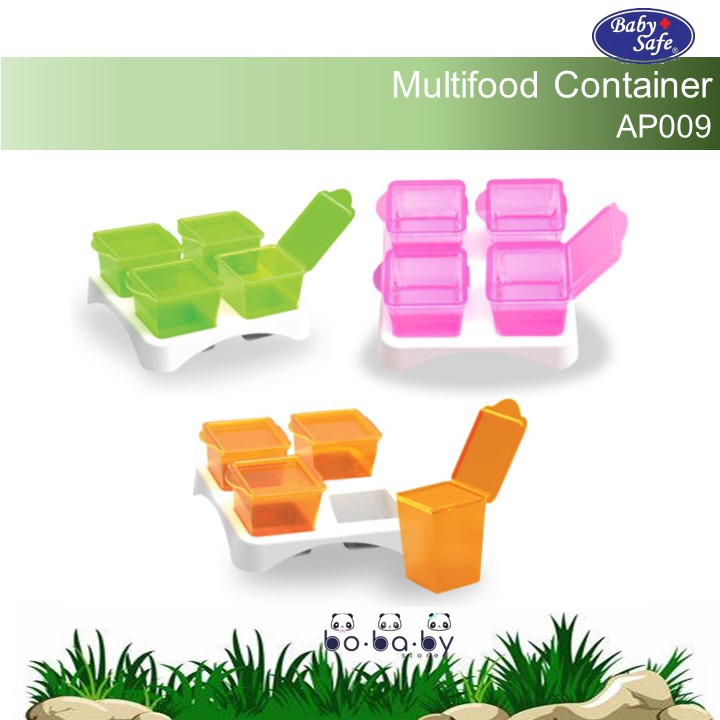 Babysafe Multifood Container / Baby Safe Wadah Makanan AP009