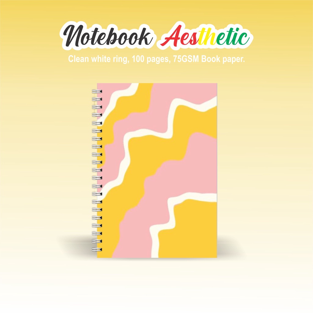 

Notebook Aesthetic BOOKPAPER GRID/KOTAK2#DOTTED/TITIK2#BLANK/POLOS#GARIS/LINE