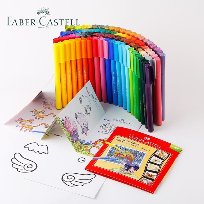 

Berkualitas Connector Pen Faber Castell Isi 30 Warna Hemat