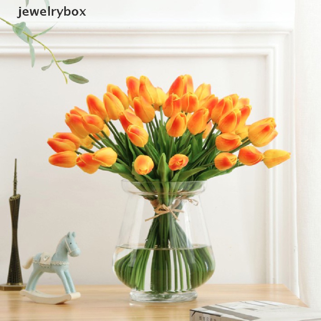 (jewelrybox) Buket Bunga Tulip Imitasi Untuk Dekorasi Rumah / Pesta Pernikahan