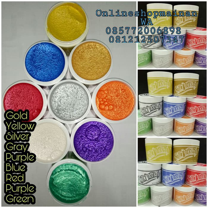 

Hot - Ready STOCK!!!Suavecito Coloring WAX(BUKAN CLAY) 9 warna NON PERMANENT - [DNY]
