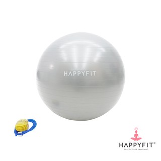 HAPPYFIT Anti Burst Gym Ball (INCLUDE Hand Pump 75cm) / Bola Gym / Therapy Ball / Birthing Ball