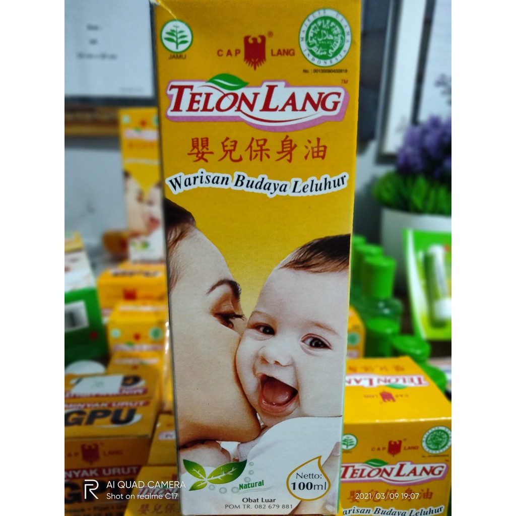 telon lang / minyak telon lang /telon lang 15ml, 30ml, 60ml, 100ml