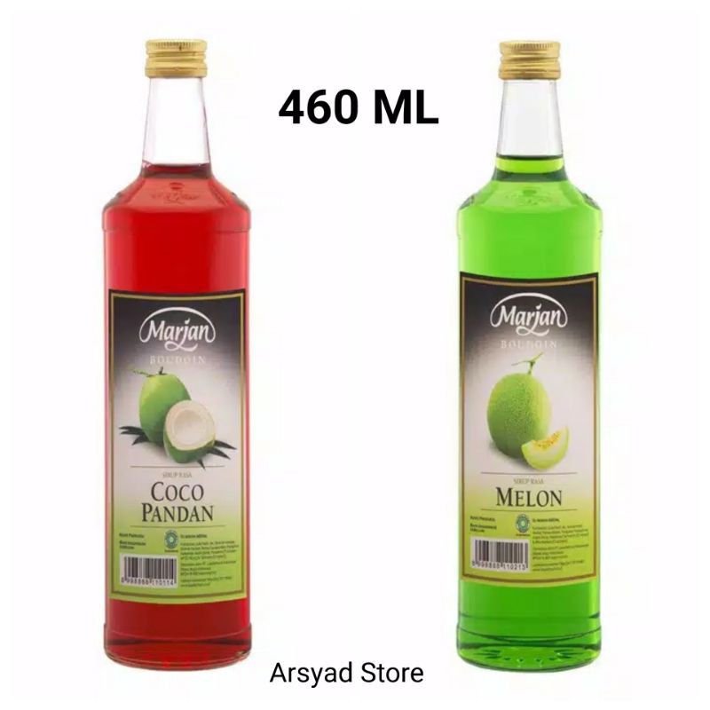 

Marjan Boudoin Syrup Melon Cocopandan 460ml