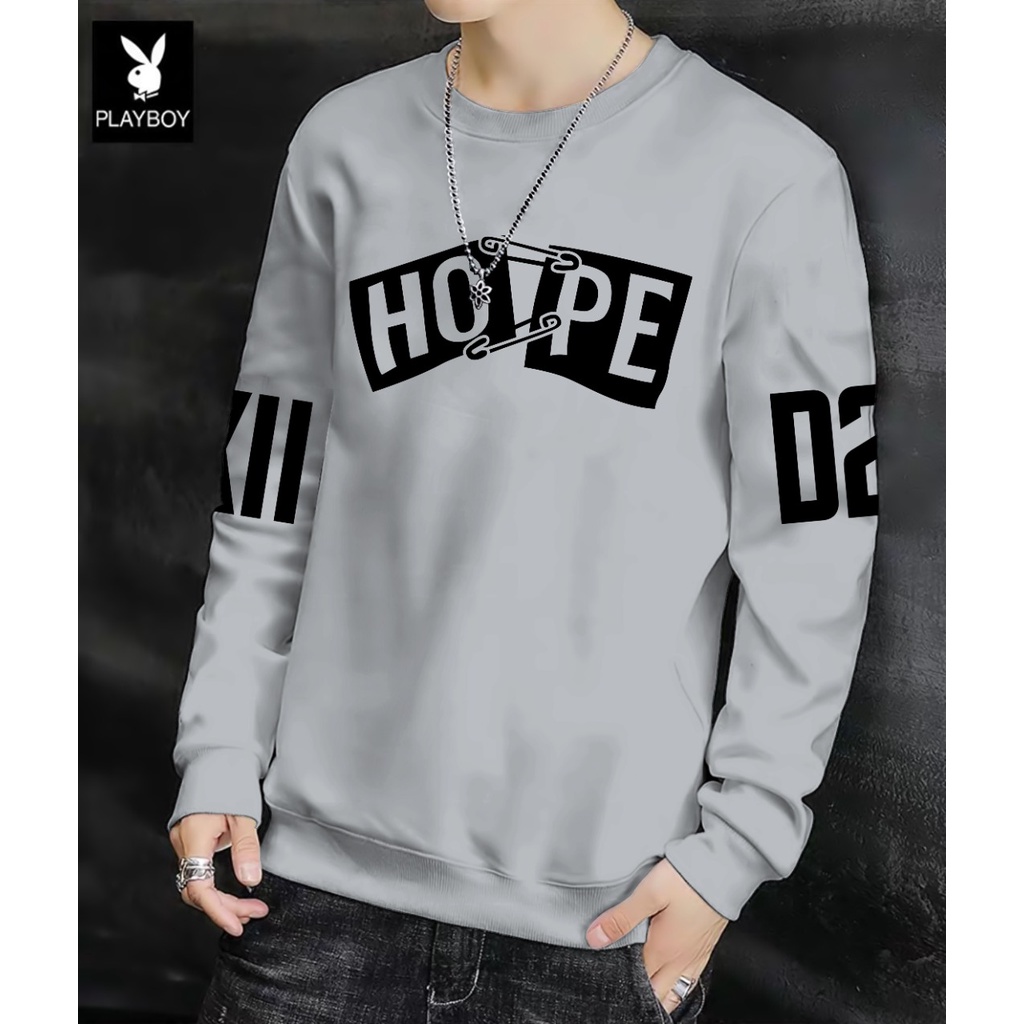 Sweater Pria/Sweter Pria/Sweter/Sweater Hope Bahan Babyterry UK M-L