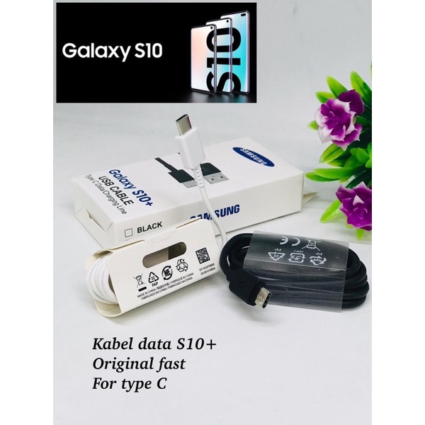 PROMO KABEL DATA SAMSUNG S10+ USB TO TYPE C ORIGINAL CHARGING LINE