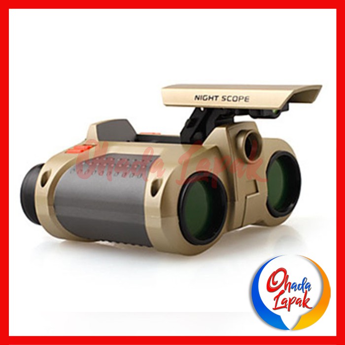 Teropong Malam Night Vision 4 x 30 dengan Lampu Senter Binocular