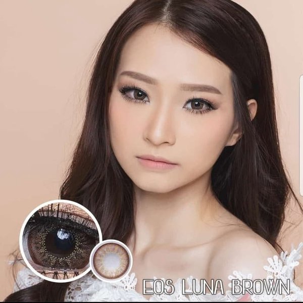 SOFTLENS EOS LUNA BROWN - MINUS / LENSA MATA / SOFTLENS MATA