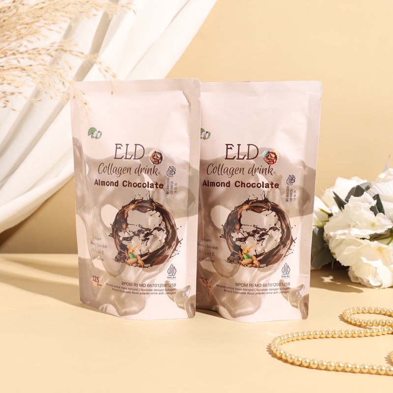 ELD COLLAGEN LGLUTHATION RASA ALMOND 125 Gr || MENCERAHKAN || MENAIKAN BB