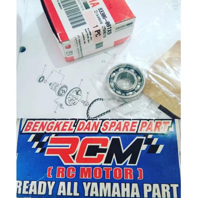 LAKER LAHER BEARING NOKEN AS NMAX 6001X9 ORI ORIGINAL YAMAHA ASLI dijamin