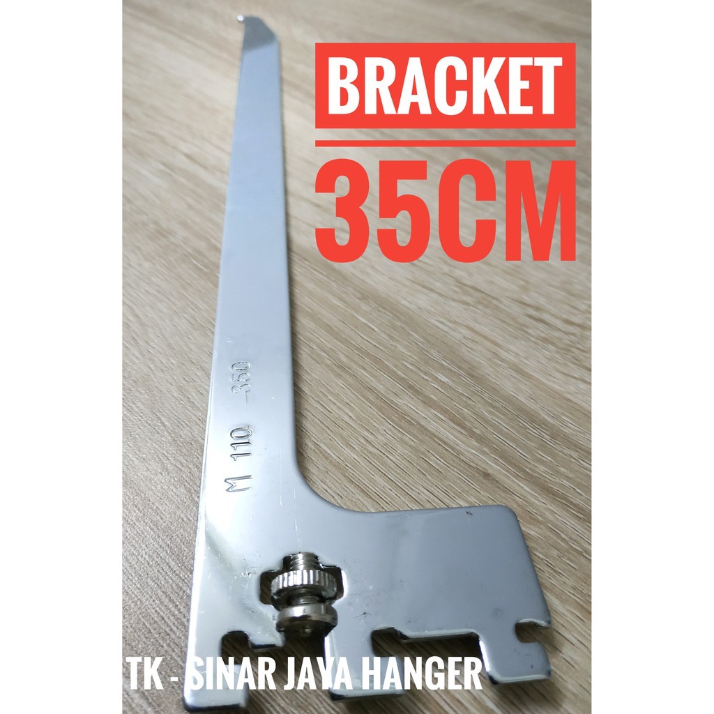 Daun Brecket kaca/siku kaca 35cm