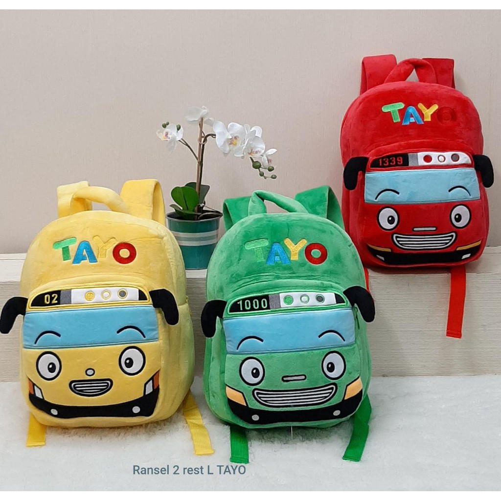 Toysopedia Tas Ransel 2Resleting  L/Backpack Anak SD/Tas Karakter Kado Tas Anak