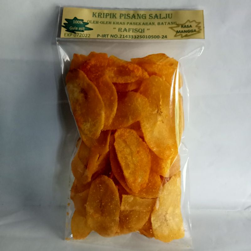 

KRIPIK PISANG SALJU ANEKA RASA TERBARU RASA MANGGA 150 gr